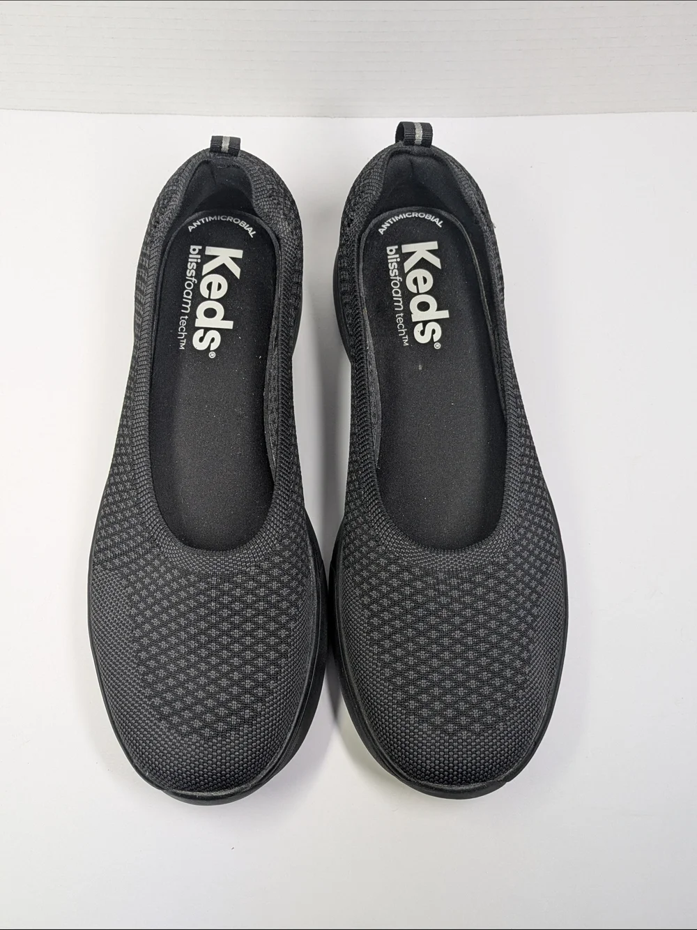 Keds Women’s Black Slip-On Knit Sneakers
